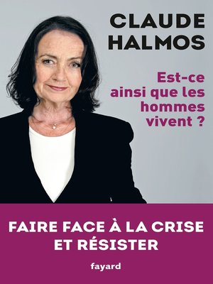 cover image of Est-ce ainsi que les hommes vivent?